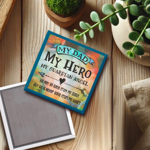 Guardian Angel Dad Inspirivity Father Inspiring Magnet