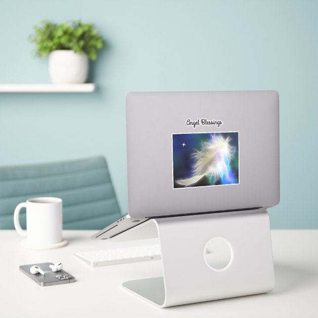 Guardian Angel Feather Vinyl Sticker (Creator Uploaded)