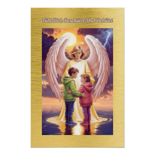 Guardian Angel - Feel Cared For and Protected Poster (Front)
