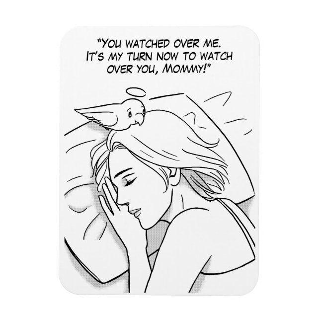 Guardian angel for Mum Magnet (Vertical)