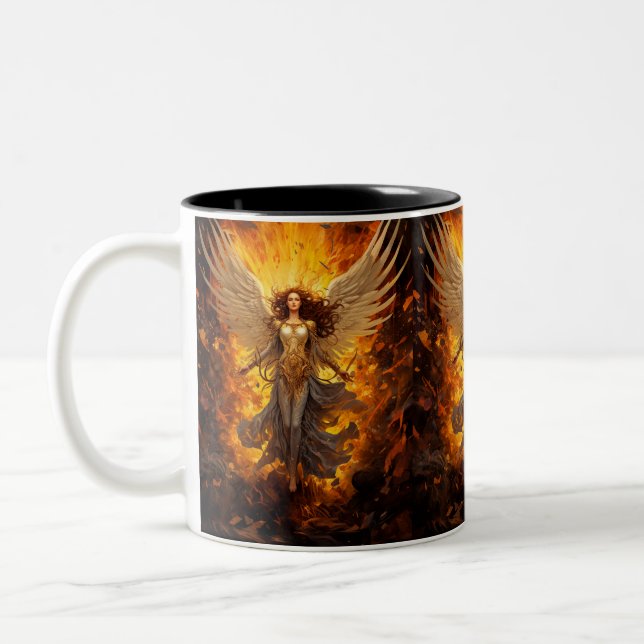 Guardian Angel G-17 Two-Tone Coffee Mug (Left)
