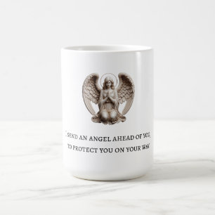 Guardian Angel – "I Send an Angel Ahead of You" Bi Coffee Mug