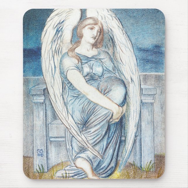 Guardian angel In the Hebrew Bible Mouse Pad (Front)