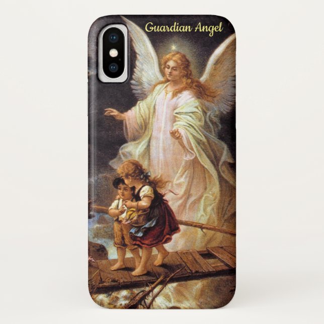 Guardian Angel iPhone X Case (Back)