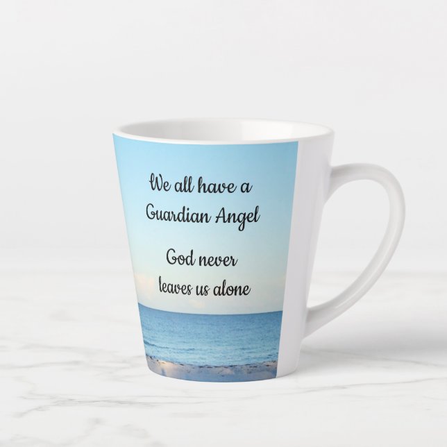 Guardian Angel Latte Mug (Right)