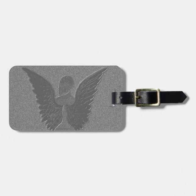 Guardian Angel Luggage Tag (Front Horizontal)
