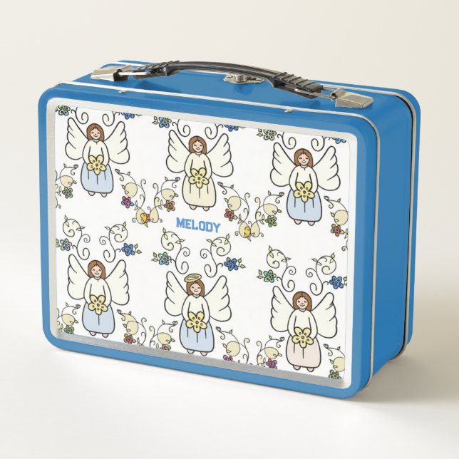 Guardian Angel Metal Lunchbox (Back)