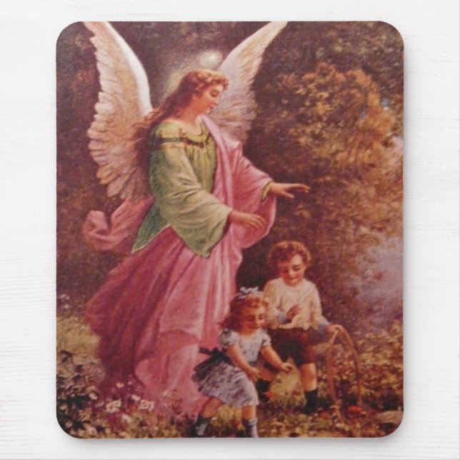 Guardian Angel Mouse Pad (Front)