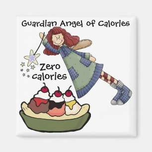 Guardian Angel of Calories by SRF Magnet