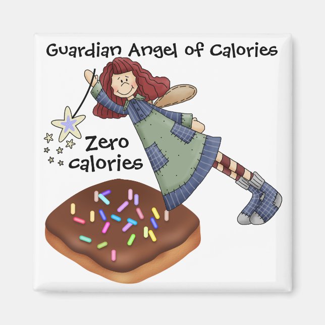 Guardian Angel of Calories by SRF Magnet (Front)