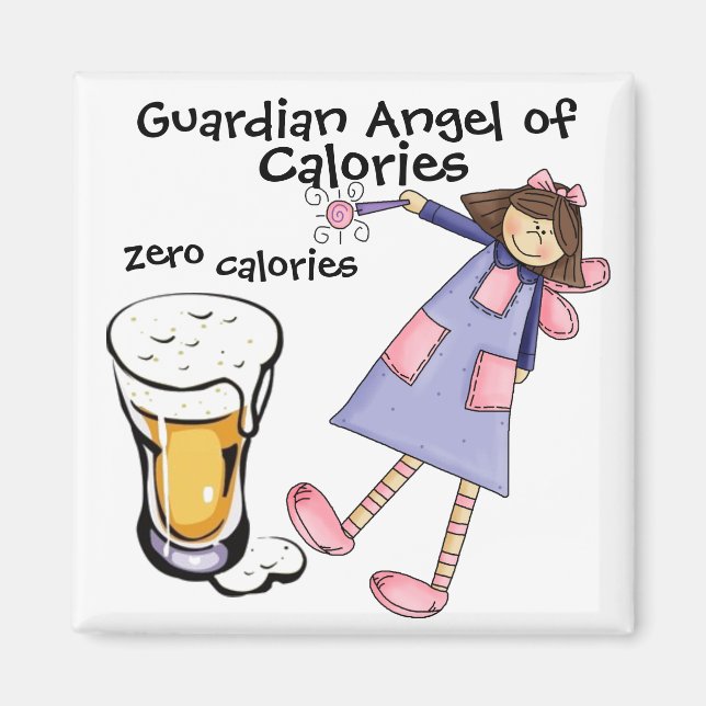 Guardian Angel of Calories by SRF Magnet (Front)