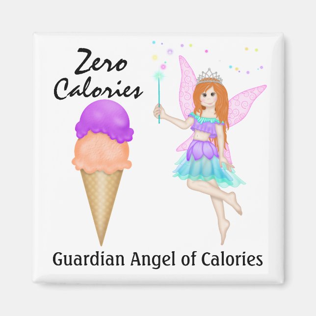 Guardian Angel of Calories by SRF Magnet (Front)