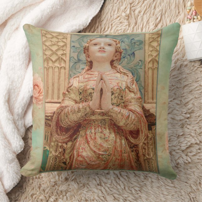 Guardian Angel painting Cushion (Blanket)