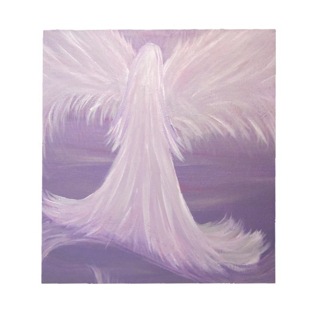 Guardian Angel Painting Notepad (Front)