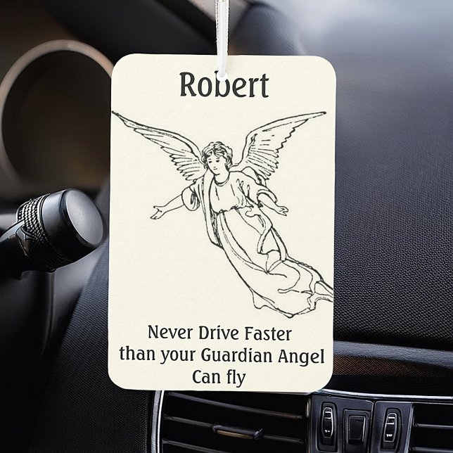 Guardian angel personalised air freshener (Creator Uploaded)