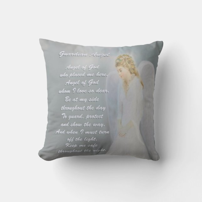 Guardian Angel Poem Cushion (Front)