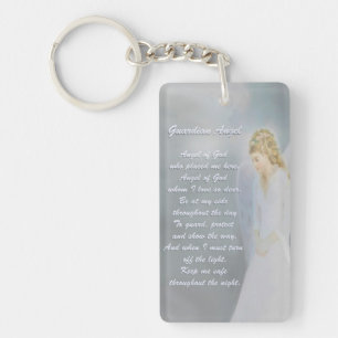 Guardian Angel Poem Key Ring
