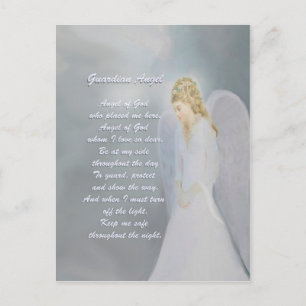 Guardian Angel Poem Postcard