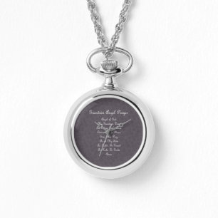 Guardian Angel Prayer Charcoal Watch