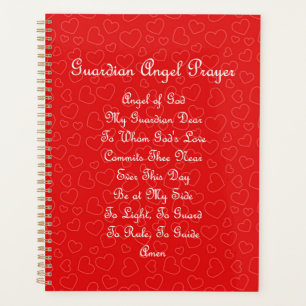 Guardian Angel Prayer Hearts Planner