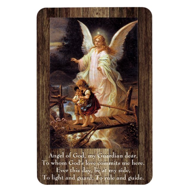 Guardian Angel Prayer Magnet (Vertical)