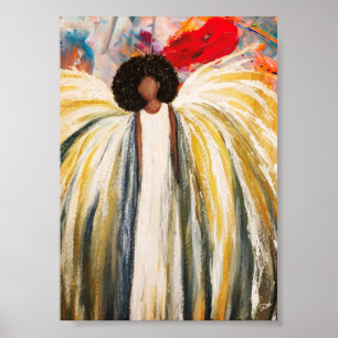Guardian Angel Premium Canvas Poster (5x7)