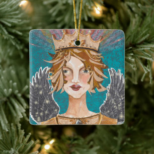 Guardian Angel Princess Paloma Christmas Ornament