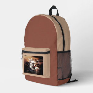 Guardian Angel Printed Backpack