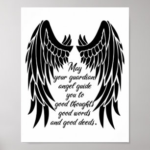 Guardian Angel Quote Poster