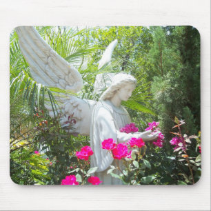 Guardian Angel Tropical Garden MousePad Photo Art