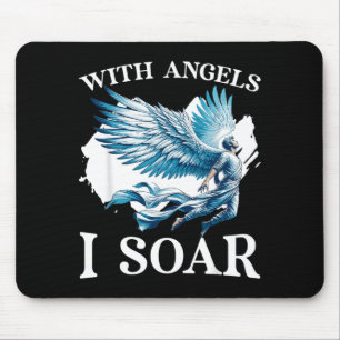 Guardian Angel Wings Memorial Day Missing Someone Mouse Pad