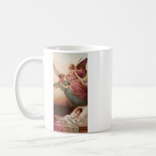Guardian angels with child coffee mug (Left)