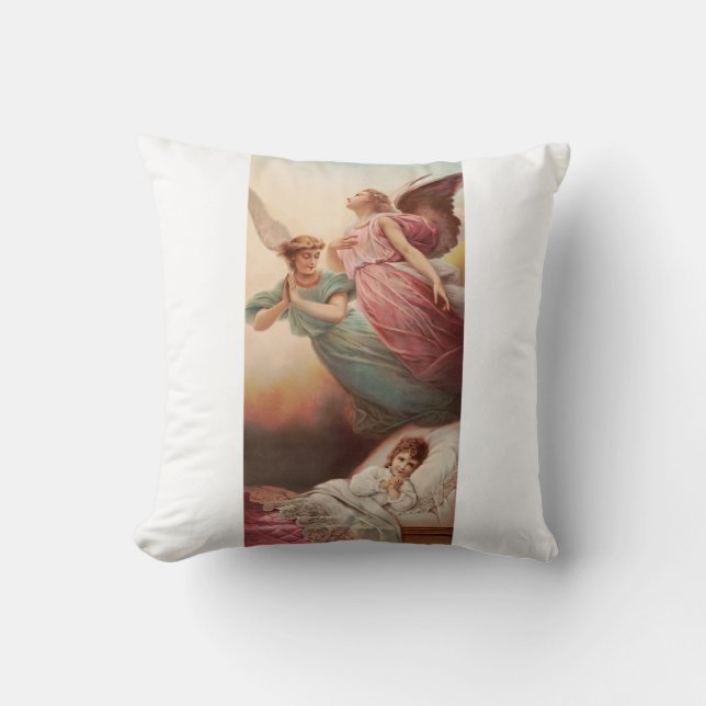 Guardian angels with child cushion (Front)
