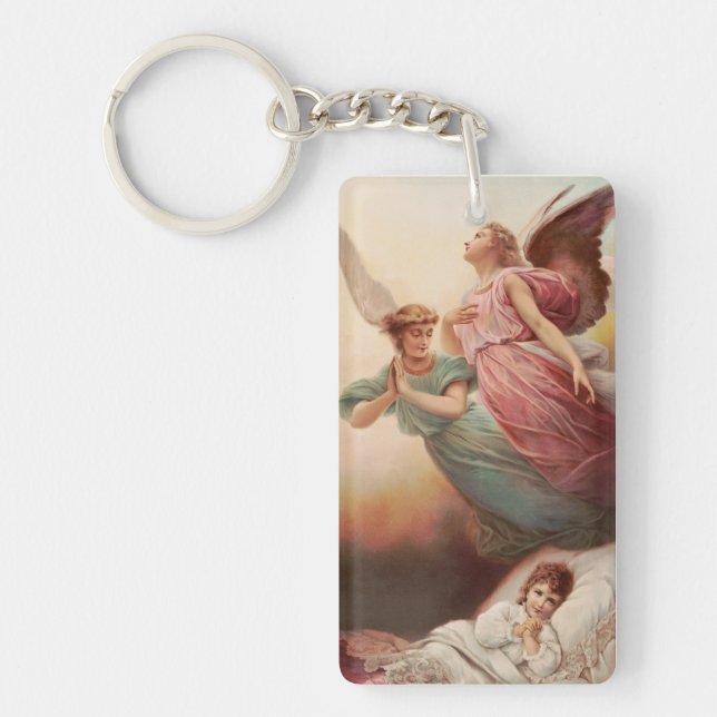 Guardian angels with child key ring (Front)