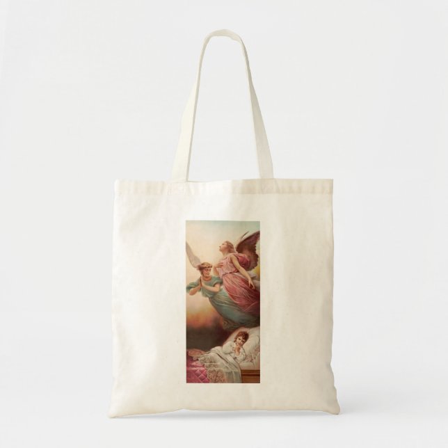 Guardian angels with child tote bag (Front)