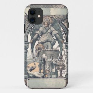 Guardian angels with Jesus child iPhone 11 Case