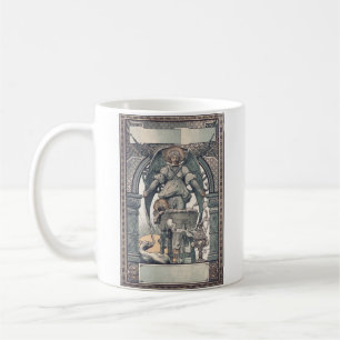 Guardian angels with Jesus child Coffee Mug