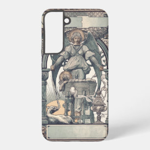 Guardian angels with Jesus child Samsung Galaxy Case