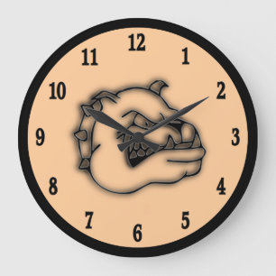 Guardian Bulldog Wall Clock