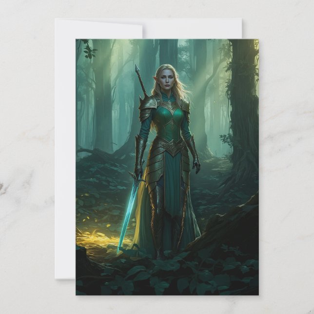 Guardian Elf of the Enchanted Realm Card (Front)