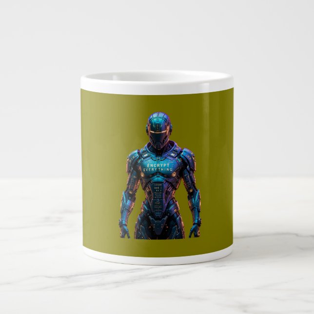 Guardian Encrypt Everything Large Coffee Mug (Front)