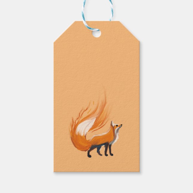 Guardian Fox Gift Tags (Front)