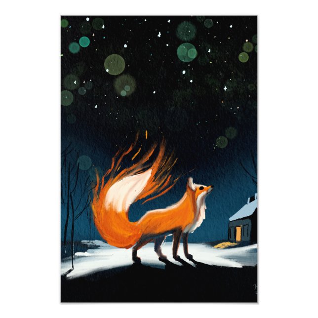 Guardian Fox Small Photo Prints (Front)
