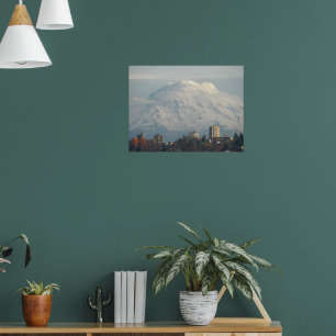 Guardian Mount Rainier Photographic Poster