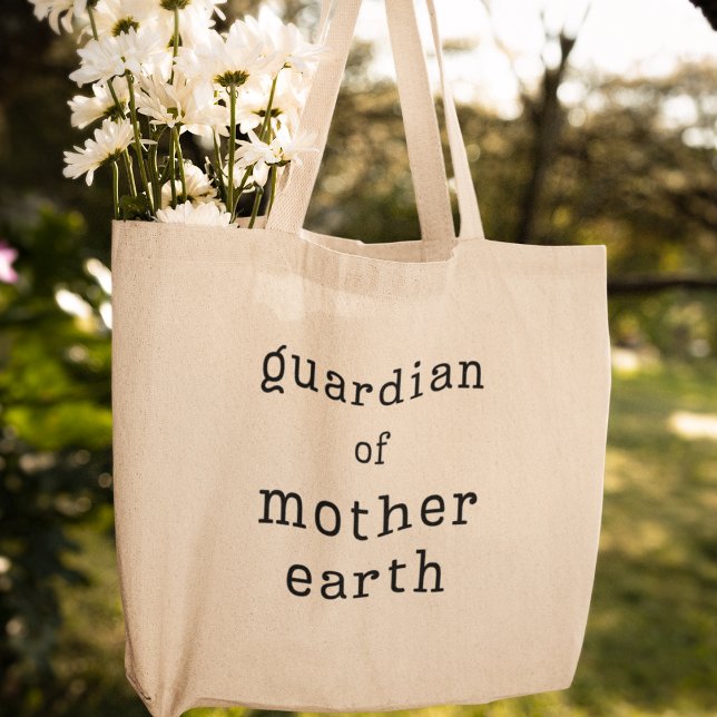 Guardian of Mother Earth Eco-Friendly Sustainable  Tote Bag (Shop now and showcase your commitment to preserving our precious Earth!)