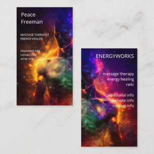 Guardian of Peace   Luminous Human Business Card