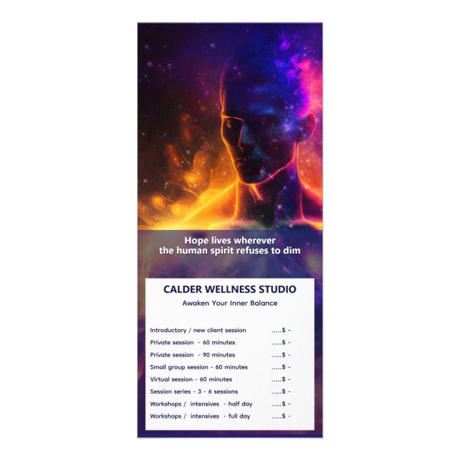 Guardian of Peace | Luminous Human Rack Card (Front)