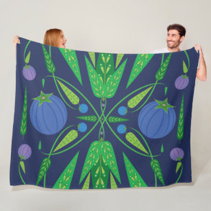 Guardian Of The Blueberries Fleece (3 Sizes) Blanket