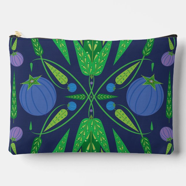 Guardian Of The Blueberries Large Pouch (Front)