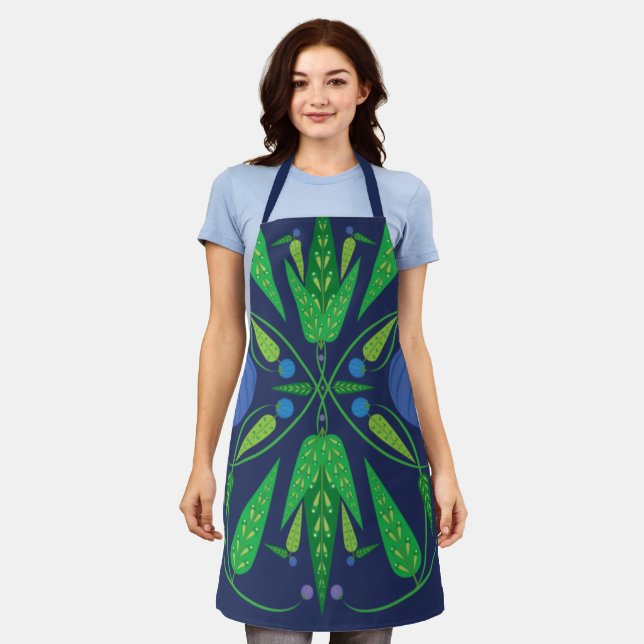 Guardian Of The Blueberries Medium Apron (Worn)